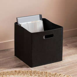 Aberto Design HMY-6366 Organizador de Escritorio de Fieltro Negro